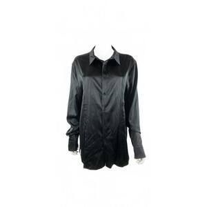 Ser.O.Ya Antoni Silk Button Down black XL